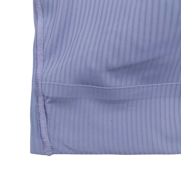 Lululemon Ribbed Bra Womens 10/12 Lilac Like a Cloud Longline D/DD Cup Yoga - Picture 6 of 12